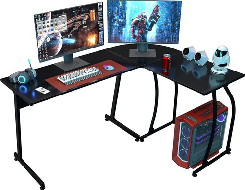 Shaped gaming desk - 58",