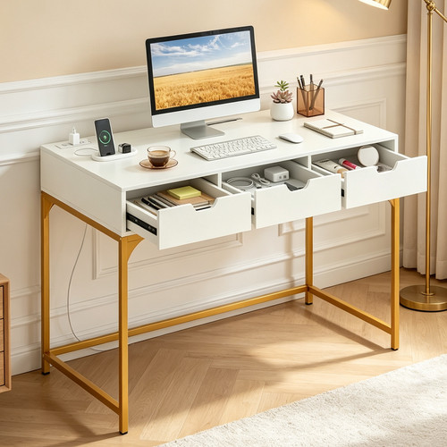 Home office desk with - home,